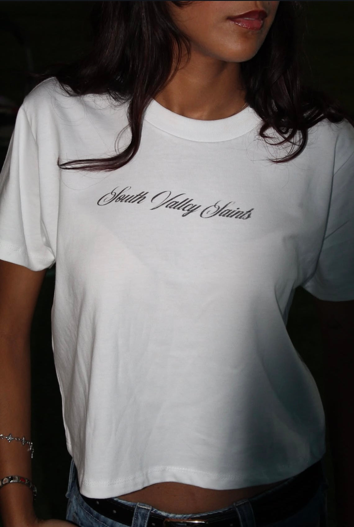 “SVS” cropped Tee