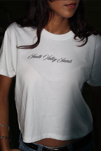 “SVS” cropped Tee